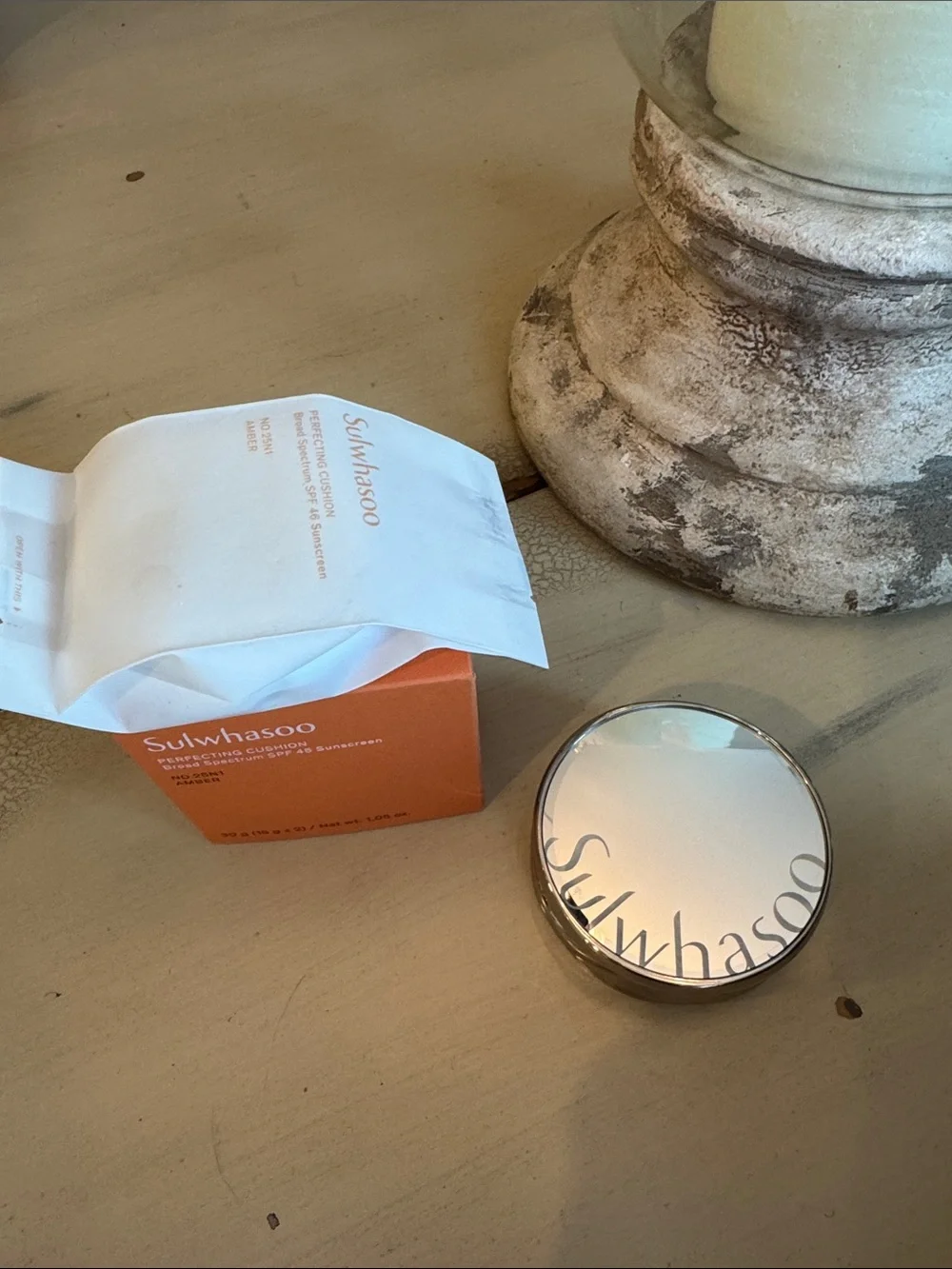 Sulwhasoo Radiant Cushion Foundation Compact with Amber refill